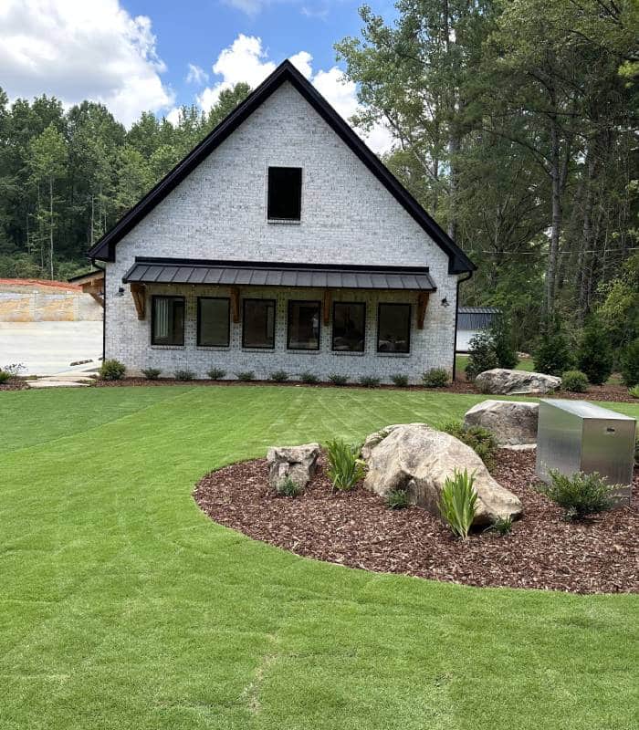 front yard landscaping using quality products by South Dallas Turf & Supply in Birmingham, AL.